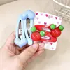 Pinza para el Cabello de Oso Pequeño de Acrílico Estilo Coreano Flor Pinza Lateral para Mechones de Bebé Flequillo Set de Pinzas BB de Dibujos Animados para Niñas