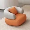 Sofá de Cuero con Forma Inusual para Rascar Gatos Belleza Salón Apartamento Homestay Sofá Mesa de Café Juego Sala de Estar Sofá Impermeable Resistente a los Arañazos
