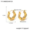 Pendientes de estilo europeo y americano, nuevo estilo, forma de torsión con diamantes blancos, verdes y negros, diseño de temperamento y personalidad, acero de titanio chapado en oro real de 18k, para mujer