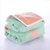 Manta Toalla de Gasa de 6 Capas de Algodón Puro Toalla de Baño para Bebé Gasa Simple/Doble Manta de Aire Acondicionado Colcha de Algodón Puro para Niños Transpirable