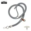 Cordón de Teléfono Móvil de Gama Alta Correa Resistente de 6 mm para Cuello Cruzado Ajustable Exterior Anti-Pérdida Exquisita Cuerda Tejida para Muñeca