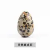 Jingde Joias Cristal Branco Natural Pedra de Ovo Pedra Colorida Cristal Decorativo Pedra Ágata Pedra Ornamentar Pedra Atacado