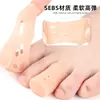Protetores de Dedos com Furos, Tipo Universal Sebs, Protetores Macios para Dedos das Mãos e Pés Anti-Atrito, Almofadas de Dedos Sobrepostas, Separadores de Dedos