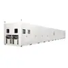 Horno de cinta de aire caliente tipo abatible de doble fila ahorra espacio filtro de suministro de aire horizontal control de temperatura PID operación simple