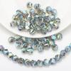 Al por mayor cuentas de vidrio con forma de cristal galvanizado retorcidas Taobao joyería DIY cuentas sueltas cuentas retorcidas de 8 mm 95/tira