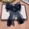 Pinza para el pelo con lazo y cinta 2026 para mujer, Pin elegante de primavera, Accesorio para el pelo estilo ballet, Pasador juvenil