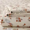 2026 Novo Estilo Estampa Floral Vintage Floral Pequeno Tecido Grosso Lençol de Cama Peça Única - Série Fio Grosso Dois