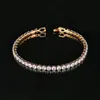 Pulsera de Tenis Hip-Hop Joyería Venta al por Mayor Venta Caliente Transfronteriza en Stock Zircón Diamante Completo para Mujer Estilo Deportivo Moderno S5787