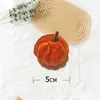 Calabazas de Terciopelo Sintético para Halloween y Acción de Gracias, Calabazas de Otoño Coloridas Envueltas, Accesorios de Decoración para el Hogar al por Mayor Transfronteriza