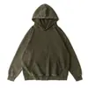 Sudadera con capucha personalizada estilo retro americano, lavada, desgastada, lavada a la arena, hombros descubiertos, talla grande, comercio exterior transfronterizo