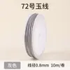 Venta directa de fábrica No.. 72 0.8 Cuerda Trenzada de Hilo de Jade DIY Pulsera de Joyería Tejida a Mano Hilo Colgante de Borla Cordón Venta al por Mayor