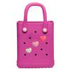 Explosiones Transfronterizas Bolsa de Gelatina Color Caramelo EVA Accesorios Lindos Mini Bolsa de Playa con Agujeros Bolso Cruzado Portátil para Niños
