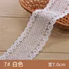 Renda de bordado em malha bege coreana material para laço de gravata diy acessórios de vestuário fita acessórios para presilha de cabelo