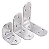 Escuadra triangular de acero inoxidable 201 engrosado, ángulo fijo de hierro angular para mesa y silla, ángulo recto de 90 grados, conector de herrajes para muebles