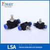 Yuantai Pipe Industry Pneumático Gás Tubo Válvula de Restrição de Junta Rápida Tipo de Tubo Válvula de Aceleração LSA-4 6 8 10 12