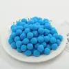 3cm 10 Piezas Por Paquete Bolas Blancas de Pelo de Alta Elasticidad Bolas de Pelo Pequeñas Coloridas de Poliéster Accesorios de Bolas de Felpa de Poliéster para Manualidades