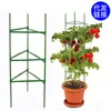 Suporte de Flores com Tubo de Aço Revestido de Plástico Haste de Suporte para Plantas Trepadeiras Vaso de Flores Clematite Pitaya Tomate Estrutura de Suporte Fixo