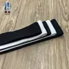 Banda elástica suave de felpa de goma, banda elástica de goma con sensación de terciopelo, banda elástica de goma elástica, accesorios de gamuza de nailon de imitación en blanco y negro