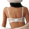 Encaje Completo Pecho Grande Ropa Interior Pequeña Sujetador de Acero Adelgazante Transpirable Ultrafino para Mujer Sujetador de Encaje Anticaída