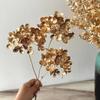 Materiais Florais para Véspera de Ano Novo Transfronteiriços, Eucalipto, Pequenas Frutas Vermelhas, Flores Artificiais Douradas para Festas de Natal e Ano Novo