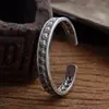 Pulseira Shanwen em Prata de Lei 925 Masculina e Feminina Abertura Seiko Pulseira em Prata Pulseira de Prata para Casal Joia