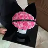 [En Stock] Nuevo Producto Cubo de Abrazo con Lazo Mediano Caja de Regalo con Flores Preservadas