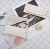Estuche de cuero para gafas hecho a mano, bolso portátil para gafas, bolso para gafas de sol, venta al por mayor, estuche de cuero para guardar gafas de sol.