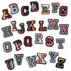 Parches Bordados de Colores con Letras Inglesas Duoku para Computadora, Parches de Números para Uniformes Escolares, Accesorios para Ropa, Parches Bordados Digitales