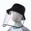 Novo Chapéu de Pescador Anti-gotículas da Coreia do Sul com Máscara Chapéu Protetor Anti-saliva Anti-poeira Chapéu Masculino e Feminino Chapéu Verão Guarda-sol