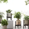 Florero de pie con forma de cruz estilo nórdico para balcón, sala de estar, acuario, macetas, plantas, plantas verdes, suculentas y plantas en maceta
