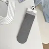 Calcetines Finos para Verano, Nuevo Estilo Primavera y Verano, Calcetines Estilo Coreano para Mujer, Bloques de Color, Versátiles, Calcetines de Algodón de Tubo Medio para Estudiantes