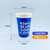 Copos Descartáveis para Milk Tea da Amazon para Venda Transfronteiriça com Texto Impresso, Copos de Papel Espessos para Milk Tea, Copos de Papel Descartáveis