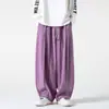 Pantalones Retro Estilo Hong Kong de Talla Grande para Hombres y Mujeres Verano 2025 Estilo Japonés Sueltos Simples Pantalones Cargo Pantalones Linterna Rectos para Hombres