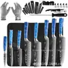 Juego de Cuchillos de Chef para Venta al por Mayor en Amazon Transfronterizo, Cuchillo Santoku para Rebanar Frutas, Cuchillo de Cocina Multiusos para Deshuesar, Juego de Cuchillos de 10 Piezas