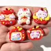 Chinelos Croc, Presilhas de Cabelo com Flores, Copos de Água, Acessórios de Resina, Enfeites Fofos de Gato para Apple TV, Capinhas de Celular com Cola de Creme DIY