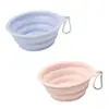 Cuenco Plegable para Perro Cuenco de Silicona para Mascotas Cuenco para Perro Cuenco Portátil para Beber al Aire Libre Cuenco de Agua para Exteriores Cuenco de Comida para Perro
