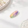 Horquilla de Acetato Forma de Gota de Agua de Gama Alta Pinza de Pato Ámbar Pinza Pequeña para Niña Linda Pinza para Flequillo Lateral