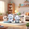 Caja Misteriosa de Panda de Moda Mascota Linda Decoración de Escritorio Regalo Creativo para Fiestas Venta Directa al por Mayor