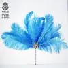 Leque de Penas Casamento Casamento Ocidental Segurando Flor Pena de Avestruz Personalizado Plataforma Estrangeira Performance Quente Adereços de Fotografia