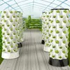 Instalação de estufa vertical automatizada para cultivo em neblina para plantio doméstico, torre de cultivo de abacaxi, hidroponia de vegetais em varanda e cultivo sem solo