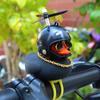 Enfeites de Carro Pato Amarelo Pequeno Carro a Bateria Capacete de Moto Elétrica Bicicleta Decorações Acessórios de Carro Pato Pequeno