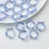 Cuentas de Vidrio de Alta Transparencia con Forma de Estrella de Cinco Puntas, Cuentas Gruesas de Estrella para Pulsera de Abalorios Hecha a Mano, Collar, Accesorios para Cadena de Teléfono, Materiales