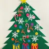 Conjunto de Árvore de Natal de Feltro Educação Infantil Montessori Decoração de Parede para Crianças Preço Baixo Presente de Natal