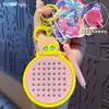 Auténtico Tablero de Dibujo Magnético de Bola de Acero My Little Pony Llavero Colgante de Descompresión Lindo Juguete Educativo Colgante para Mochila Escolar