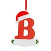 Decoraciones navideñas creativas transfronterizas con 26 adornos de letras, decoraciones navideñas y de Año Nuevo para el hogar