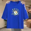 Ropa de maternidad con descuento de comercio exterior transfronterizo, camiseta de manga tres cuartos básica de verano de talla grande que reduce la edad, camiseta holgada de manga corta, versátil