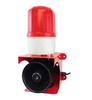 Alarma sonora y luminosa de enlace inalámbrico de un solo botón estándar sonido y luz industrial para conducción bocina de alarma 220V