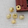 Accesorios de Joyería de Cobre que Conservan el Color Hechos a Mano DIY Cuentas Espaciadoras 8*4.5*2mm Horquilla Corona para el Cabello Estilo Antiguo B2616