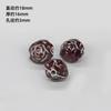 Acessórios de Joalheria DIY Jingdezhen Cerâmica de Alta Temperatura Bola de Rosa Contas de Formato Especial Material para Tecelagem de Pulseiras Contas Soltas