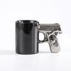 Caneca Cerâmica Criativa Dourada Prateada Caneca Pistola Cabo de Arma Caneca Personalizada para Água Caneca de Café Caneca 3D Caneca com Esmalte Colorido